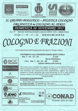 Volantino - Noter an camina