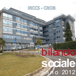 Bilancio Sociale anno 2012