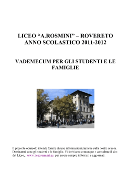 3 - Liceo A. Rosmini