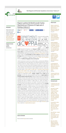 Scarica l`articolo - Dipartimenti Benessere Coppia