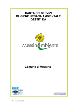 Carta dei Servizi-Messina