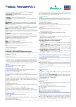 Scarica le condizioni generali e polizza assicurativa di