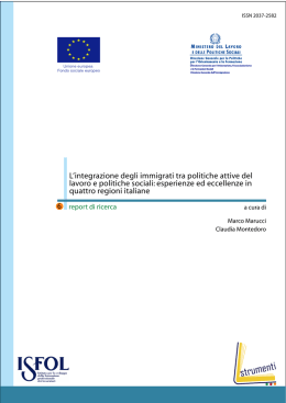 L`integrazione degli immigrati tra politiche attive del lavoro e