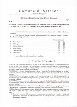 allegato - Comune di Sarroch