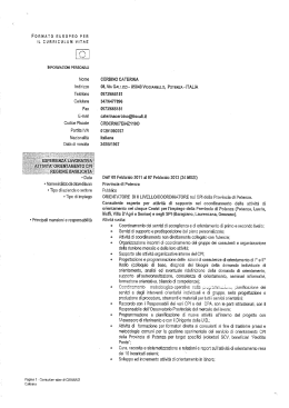 Curriculum Cerbino - Consiglio Regionale della Basilicata