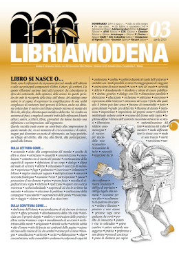 N° 3 - Associazione Editori Modenesi