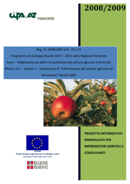 Scarica il progetto informativo - CIPA