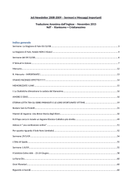 JoS Newsletter 2008-2009