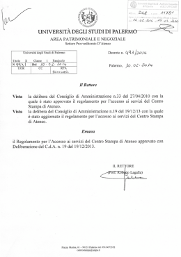 universit&agrave; degli studi di palerm&ugrave; - Universit&agrave; degli Studi di Palermo