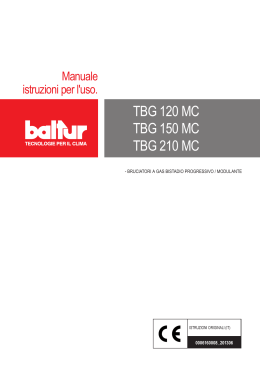 TBG 120/150/210 MC - Certificazione energetica