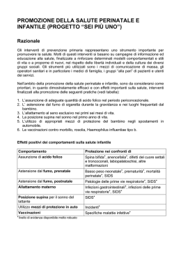 progetto &ldquo;sei pi&ugrave; uno&rdquo;