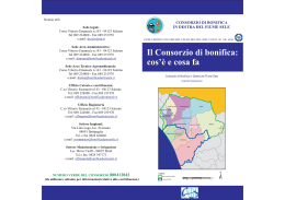 Scarica l`opuscolo informativo "Cosa fa il Consorzio"