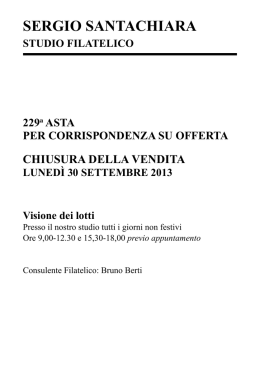 Scarica il PDF dell`asta 229