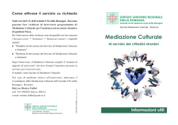 Mediazione Culturale - AUSL Romagna