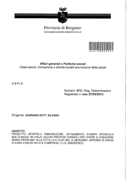 II III IIII II I Il - Determinazioni