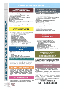 Manuale raccolta - Comune di Rocca Sinibalda