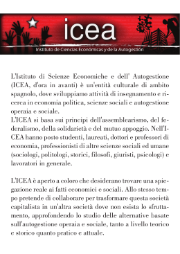 Presentazione ICEA - Circolo Anarchico Berneri