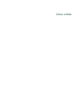 LETTURE CRITICHE Giuseppe Giarrizzo, Storia
