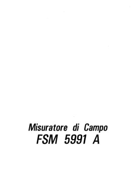 manuale d`uso