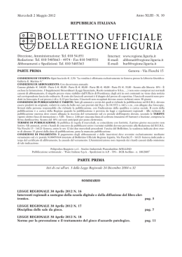 parte I - SUAP Comune di Arenzano