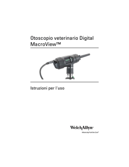 Otoscopio veterinario Digital MacroView™–Istruzioni