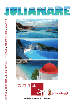 Partenze da TRIESTE e LUBIANA