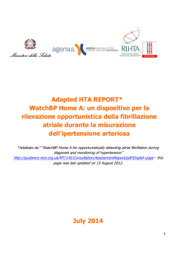 Adapted HTA REPORT* WatchBP Home A