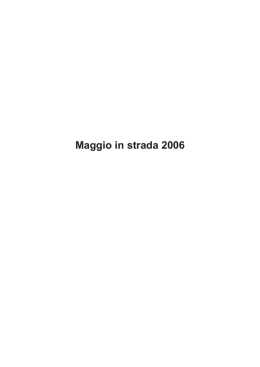 Maggio in strada 2006 - Regione Emilia Romagna