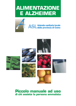 Alimentazione e Alzheimer