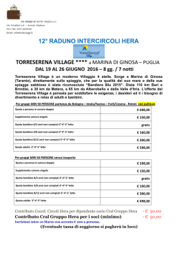 locandina - Cral Hera Rimini