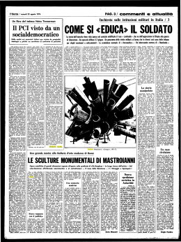 23 agosto 1974 Il PCI visto da un socialdemocratico