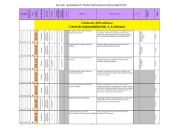 Piano dettagliato degli obiettivi
