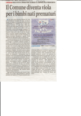 Il Comune diventa viola
