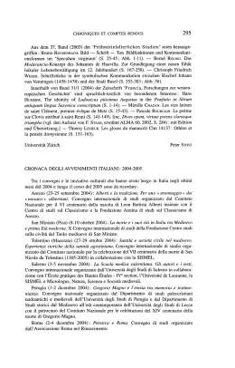 Aus dem 37. Band (2003) der `Fr&uuml;hmittelalterlichen Studien` seien