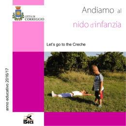 Opuscolo informativo - Comune di Correggio