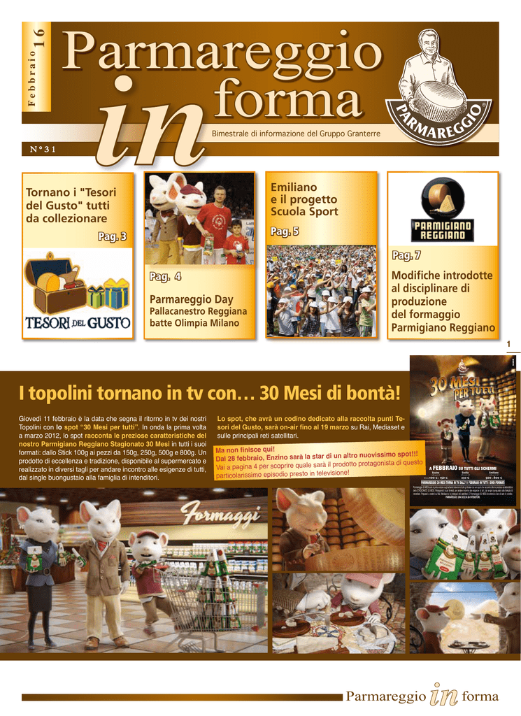 SPOT PARMIGIANO SCARICARE