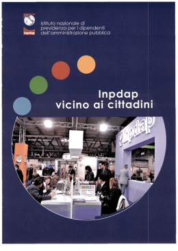 L`opuscolo "Vicino ai cittadini" - Pubblica amministrazione di qualità