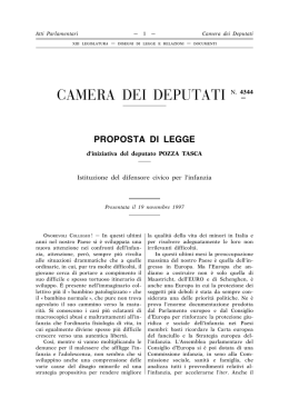 Progetto di legge della XIII legislatura