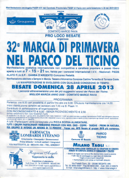 volantino - GSD VTV Abbiategrasso