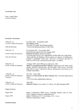 Monaco Angelo Maria - Scuola Normale Superiore