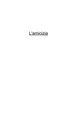 L`amicizia - Orti di Carignano
