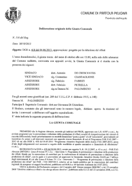 delib GC 116 2013 - Comune di Pratola Peligna
