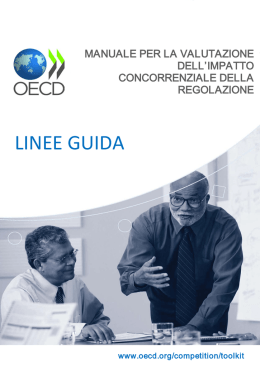 Manuale per la valutazione dell`impatto concorrenziale della