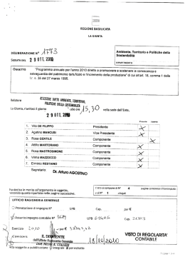 Deliberazione Giunta Regionale n. 1773 del 29