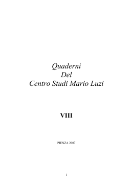 Quaderno 8 - Centro Studi Mario Luzi La Barca