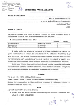 Verbale gruppo di valutazione