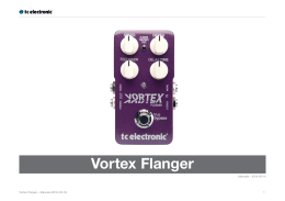 Vortex Flanger - TC Electronic