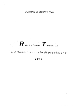 parte I - Comune di Corato