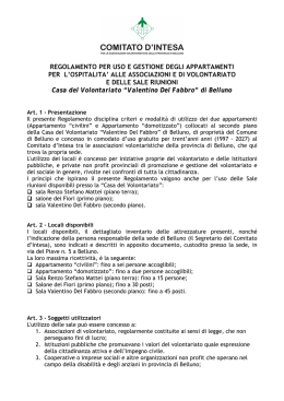 Leggi il regolamento di utilizzo