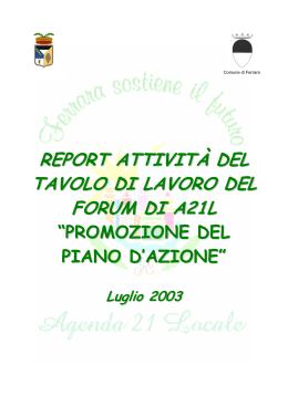 Luglio 2003 - Provincia di Ferrara